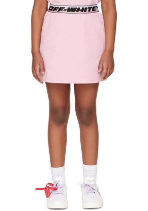 Off-White Kids Pink Band Skirt