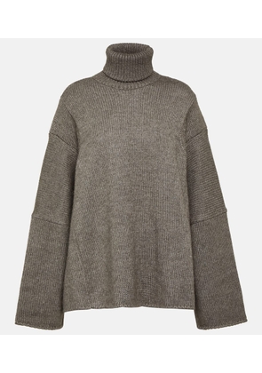 The Row Erci alpaca and silk turtleneck sweater