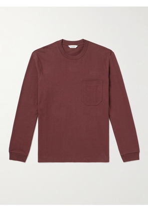 Club Monaco - Pima Cotton-Jersey T-Shirt - Men - Burgundy - XS