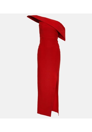 Roland Mouret Asymmetric wool and silk gown