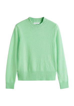 Chinti & Parker Wool-Cashmere Cropped Sporty Sweater