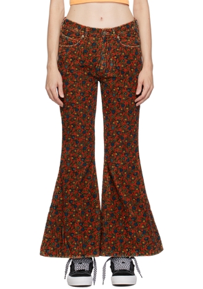 ERL Red Floral Trousers