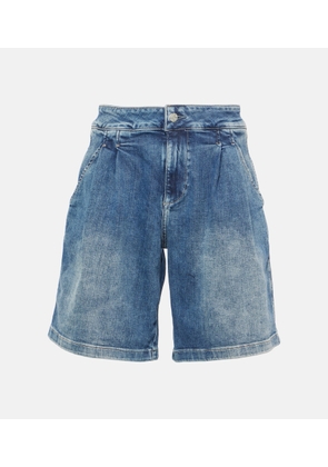 AG Jeans High-rise denim shorts