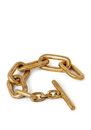 Parts Of Four Gold-Plated Toggle Chain Bracelet