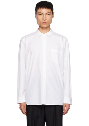 ATON White Broad Shirt
