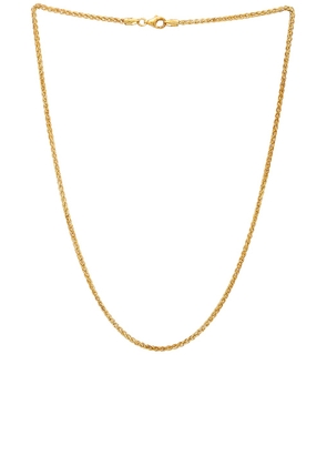 Hatton Labs GP Rope Chain in Gold - Metallic Gold. Size 18in (also in ).