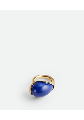 Drop Ring With Lapis Stone - Bottega Veneta