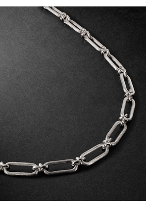 Annoushka - Knuckle Heavy Sterling Silver Chain Necklace - Men - Silver