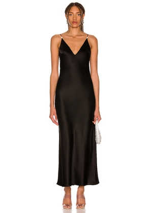 GALVAN Daphne Dress in Black - Black. Size 42 (also in ).