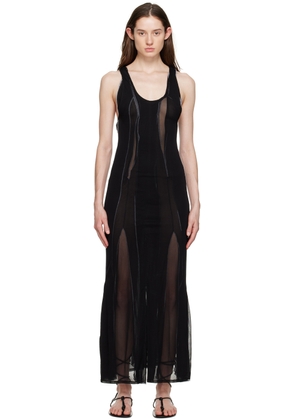 Y/Project Black Seam Allowance Maxi Dress