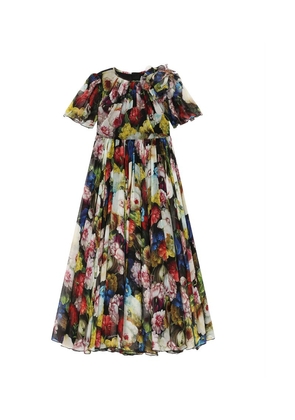 Dolce & Gabbana Kids Floral Print Dress (8-14 Years)