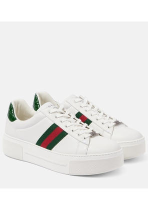 Gucci Gucci Ace leather sneakers