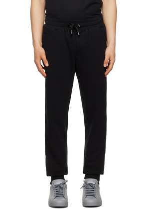 Dolce & Gabbana Black Embroidered Sweatpants