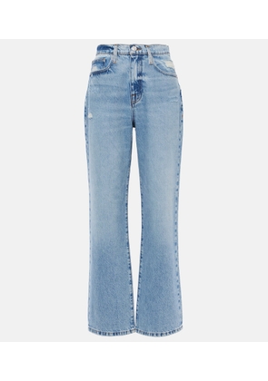 Frame Le Jane high-rise straight jeans