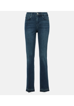 Frame High-rise straight jeans