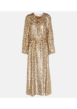 Simkhai Odina leopard-print midi dress