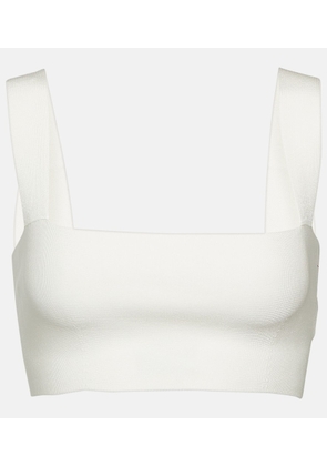 Victoria Beckham Square-neck cropped top