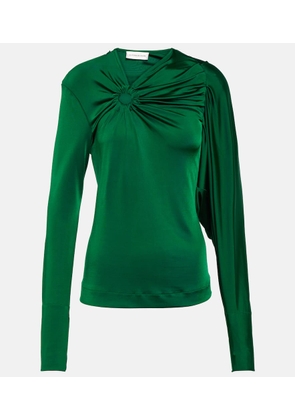 Victoria Beckham Gathered jersey top