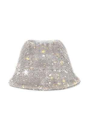 Santa Brands Moonlight Panama Hat in Silver - Metallic Silver. Size all.