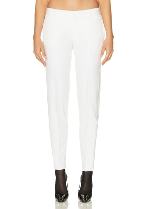 Saint Laurent Skinny Pant in Shell - White. Size 36 (also in 38, 40).