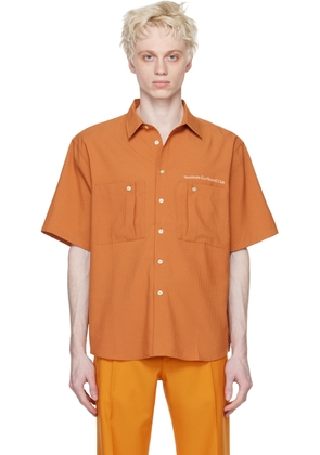 Stockholm (Surfboard) Club Orange Button Shirt