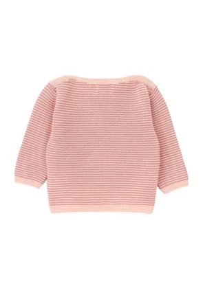 Knot Cotton Striped Bay Sweater (1-12 Months)