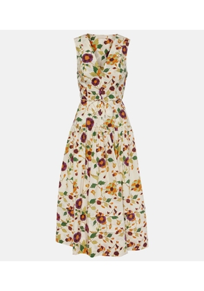 Ulla Johnson Kiran floral cotton midi dress