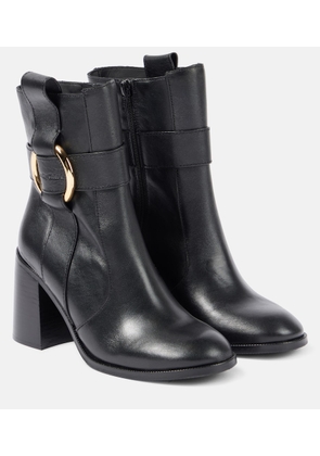 See By Chloé Zelda 90 leather ankle boots