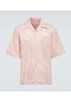 Marni Printed cotton bowling shirt