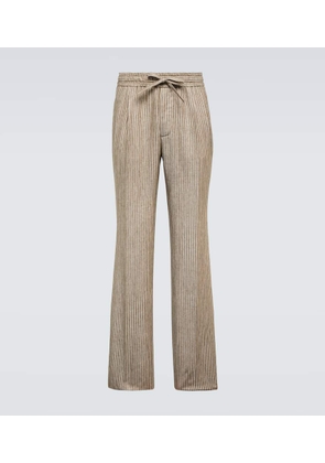 Dolce&Gabbana Striped linen pants