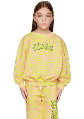 Wildkind Kids Yellow & Pink Marius Sweatshirt