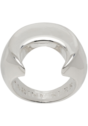 Marine Serre Silver Regenerated Brass Moon Ring