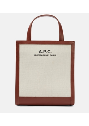 A.P.C. Camille Small canvas tote abg
