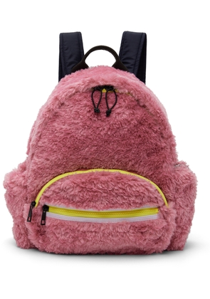 Maison Mangostan SSENSE Exclusive Kids Pink Faux-Fur Backpack