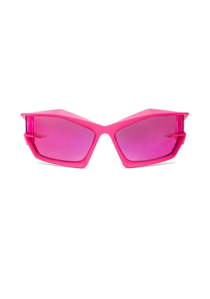 Givenchy Giv Cut Sunglasses in Matte Pink - Pink. Size all.