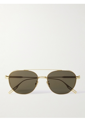 Dior Eyewear - NeoDior RU Aviator-Style Gold-Tone Sunglasses - Men - Gold