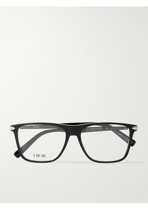 Dior Eyewear - Blacksuit S18I Acetate and Silver-Tone Square-Frame Optical Glasses - Men - Black