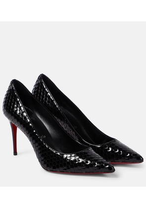 Christian Louboutin Kate embossed leather pumps