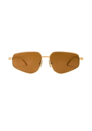 Givenchy GV Speed Sunglasses in Shiny CL Gold - Metallic Gold. Size all.