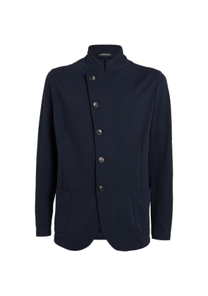 Emporio Armani Nehru-Collar Blazer