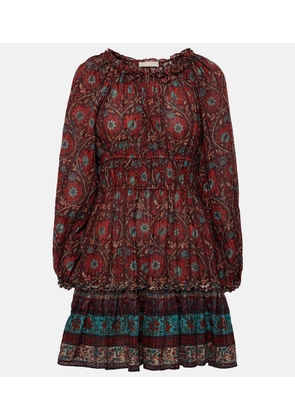 Ulla Johnson Val floral puff-sleeve minidress