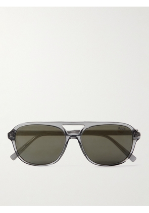 Dior Eyewear - Indior N1I Acetate Round-Frame Sunglasses - Men - Gray