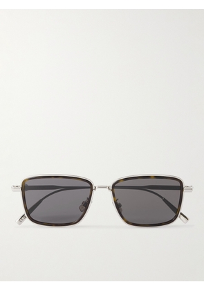 Dior Eyewear - DiorBlacksuit S9U Silver-Tone and Tortoiseshell Acetate D-Frame Sunglasses - Men - Silver
