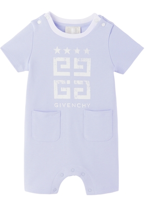 Givenchy Baby Blue Printed Bodysuit