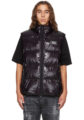 Dsquared2 Black Quilted Down Vest