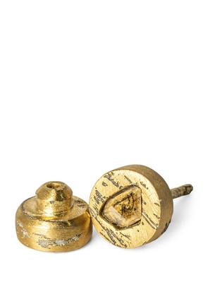 Parts Of Four Gold-Plated Sterling Silver And Diamond Single Earring
