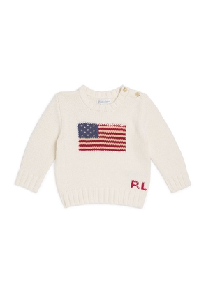 Ralph Lauren Kids Flag Knitted Jumper (3-24 Months)