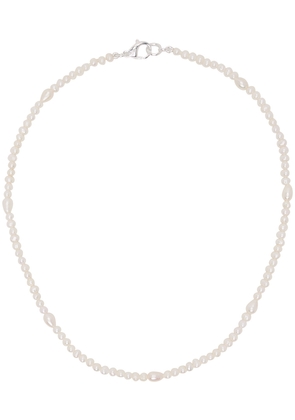 Hatton Labs SSENSE Exclusive White Pearl Drop Necklace