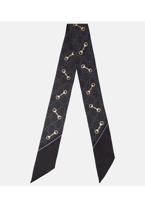 Gucci Printed silk scarf