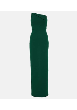 Roland Mouret Origami strapless bustier gown